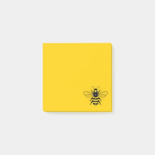 Koningin Bee Post it Notes / Geel (Voorkant)
