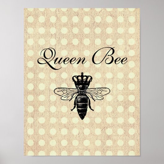  koningin Bee Poster (Voorkant)