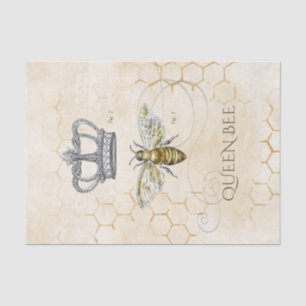 koningin Bee Royal Crown Honeycomb Tissuepapier
