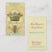 Koningin Bee Royal Crown Visitekaartje (Voorkant / Achterkant)