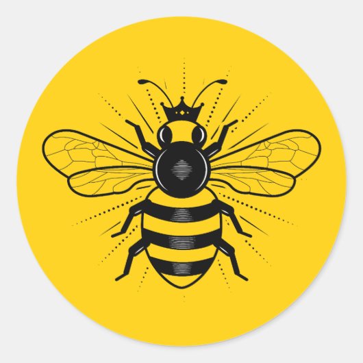 Koningin Bee / Stickers (Voorkant)