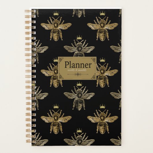 Koningin Bee  Stijlplanner. Planner (Voorkant)