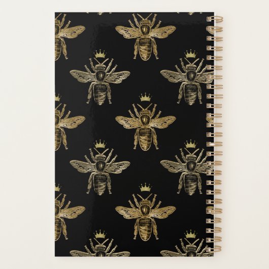 Koningin Bee  Stijlplanner. Planner (Achterkant)