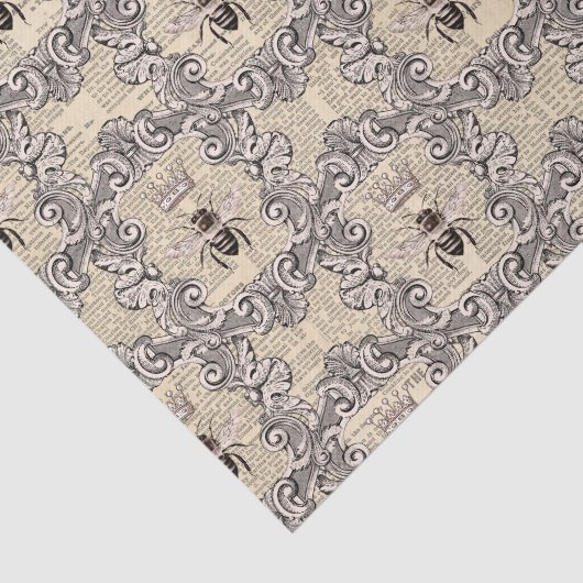  koningin Bee Tissuepapier (Detail)