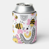 Koningin BEES Cute BFF, Baby Girl, Girly Gifts Pin Blikjeskoeler (Blikje Achterkant)