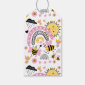Koningin BEES Cute BFF, Baby Girl, Girly Gifts Pin Cadeaulabel (Voorkant)