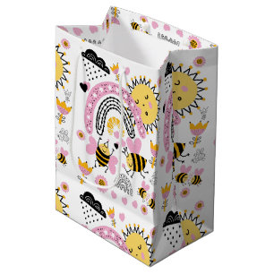 Koningin BEES Cute BFF, Baby Girl, Girly Gifts Pin Medium Cadeauzakje