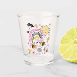 Koningin BEES Cute BFF, Baby Girl, Girly Gifts Pin Shot Glas