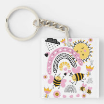 Koningin BEES Cute BFF, Baby Girl, Girly Gifts Pin