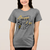 Koningin Bij Dames Tri-Blend T-shirt (Voorkant)