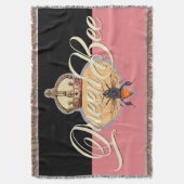 Koningin Bij Deken (Voorkant Verticaal)