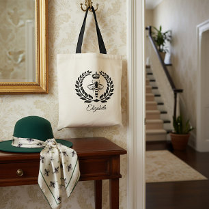 Koningin bij gepersonaliseerd tote bag