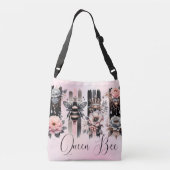 Koningin Bij Glamour Tote Tas (Achterkant)
