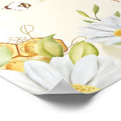 Koningin Bij Hommel Bruid-tot-Bij Bruidsfeest Poster (Hoek)