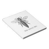 Koningin Bij Illustratie Insect Bug Notitieblok (Schuin)