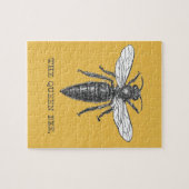 Koningin Bij Illustratie Insect Legpuzzel (Horizontaal)