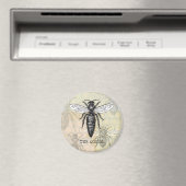 Koningin Bij Illustratie Insect Magneet (Insitu (Vaatwasser))