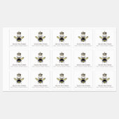 Koningin Bij Imkerij Honingproducten Labels (Vel)