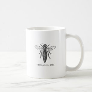 Koningin Bij Insect Antieke Illustratie Koffiemok