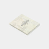 Koningin Bij Insect Antieke Illustratie Post-it® Notes (Schuin)