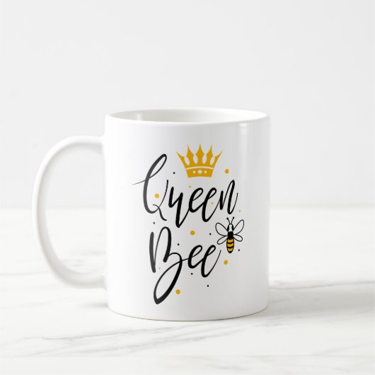 Koningin Bij Koffiemok (Links)
