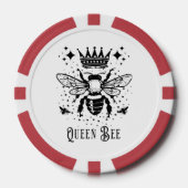 Koningin Bij – Mystiek Tarot Embleem Poker Chips (Voorkant)