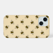 Koningin Bij Patroon iPhone 15 Case (Achterkant horizontaal)
