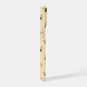 Koningin Bij Patroon iPhone 15 Case (Rechterkant)