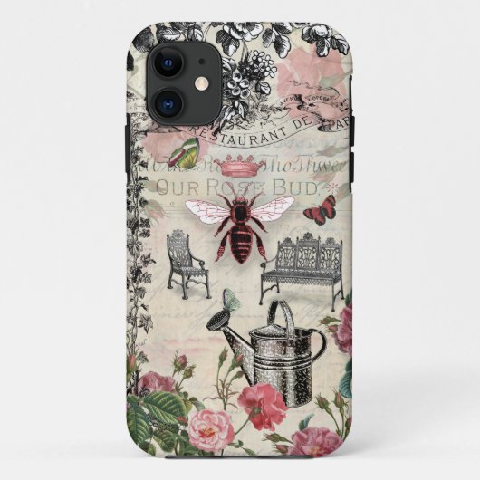 Koningin Bij Rozen Tuin Case-Mate iPhone Case (Achterkant)