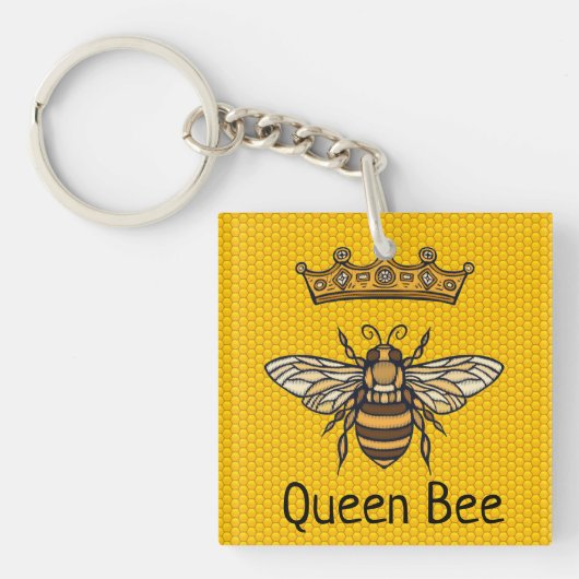 Koningin bij sleutelhanger (Voorkant)