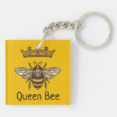 Koningin bij sleutelhanger (Achterkant)