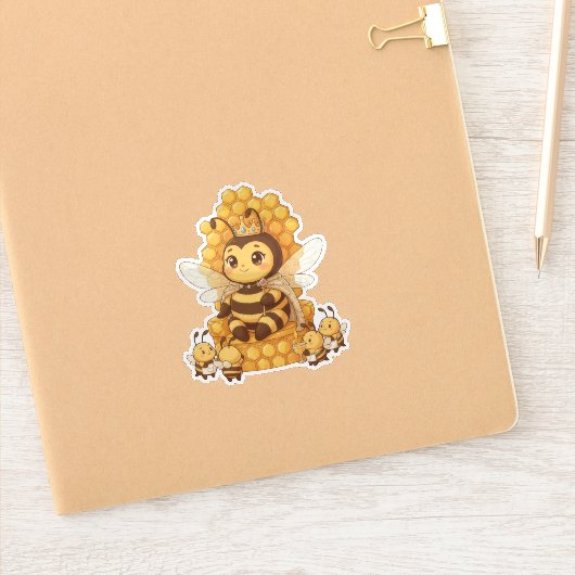 Koningin Bij Sticker (Notitieboek)