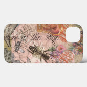 Koningin Bij Vintage Mooie Collage Case-Mate iPhone Case (Achterkant (horizontaal))