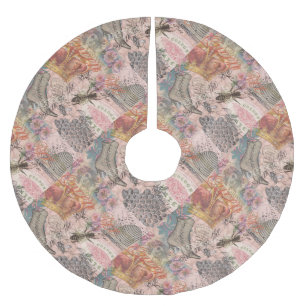 Koningin Bij Vintage Mooie Collage Kerstboom Rok