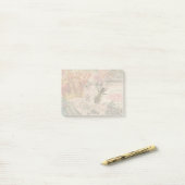 Koningin Bij Vintage Mooie Collage Post-it® Notes (Op bureau)