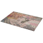 Koningin Bij Vintage Mooie Collage Snijplank (Hoek)