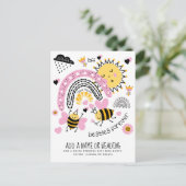 Koningin Bijen Beste Vriendinnen Voor Altijd Schat Briefkaart (Staand voorkant)