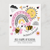 Koningin Bijen Beste Vriendinnen Voor Altijd Schat Briefkaart (Voorkant)