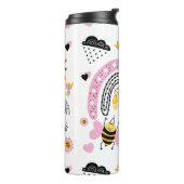 Koningin Bijen Beste Vriendinnen Voor Altijd Schat Thermosbeker (Gedraaid links)