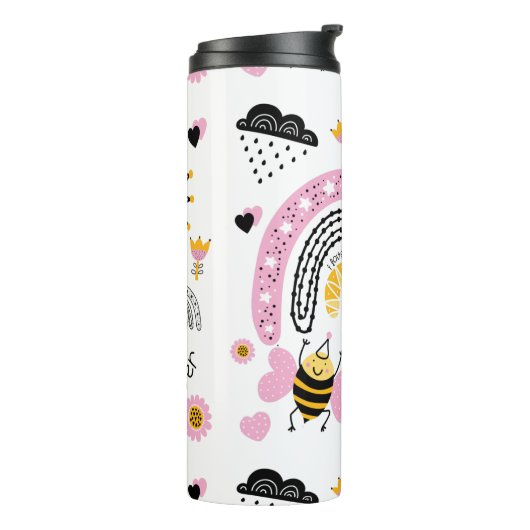 Koningin Bijen Beste Vriendinnen Voor Altijd Schat Thermosbeker (Gedraaid links)