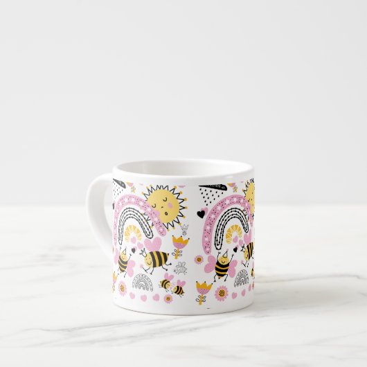 Koningin BIJEN Schattig BFF, Baby Meisje, Meisjesa Espresso Kop (Links)