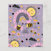 Koningin BIJEN Schattig BFF, Baby Meisje, Meisjesa Flyer (Achterkant)