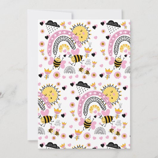 Koningin BIJEN Schattig BFF, Baby Meisje, Meisjesa Kaart (Voorkant)
