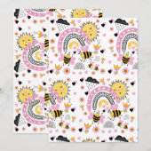 Koningin BIJEN Schattig BFF, Baby Meisje, Meisjesa Kaart (Voorkant / Achterkant)