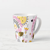 Koningin BIJEN Schattig BFF, Baby Meisje, Meisjesa Latte Mok (Rechterhoek)