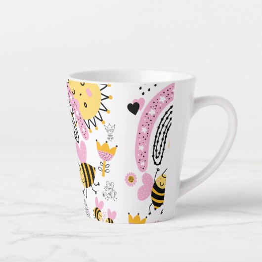 Koningin BIJEN Schattig BFF, Baby Meisje, Meisjesa Latte Mok (Rechts)