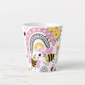 Koningin BIJEN Schattig BFF, Baby Meisje, Meisjesa Latte Mok (Voorkant)