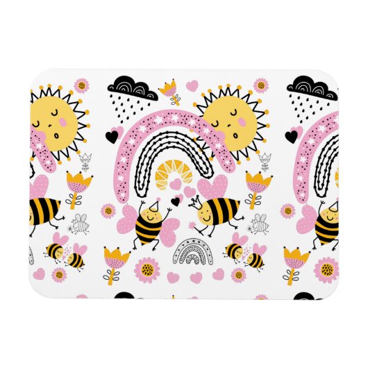 Koningin BIJEN Schattig BFF, Baby Meisje, Meisjesa Magneet (Horizontaal)