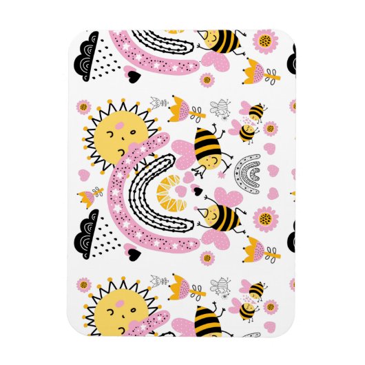 Koningin BIJEN Schattig BFF, Baby Meisje, Meisjesa Magneet (Verticaal)