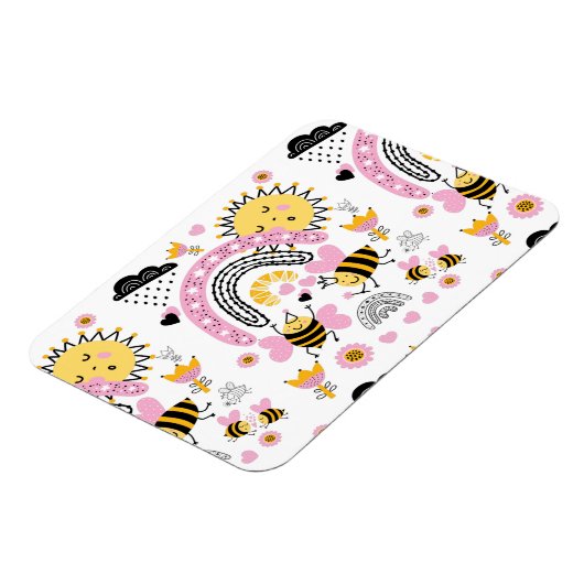 Koningin BIJEN Schattig BFF, Baby Meisje, Meisjesa Magneet (Linkerzijde)